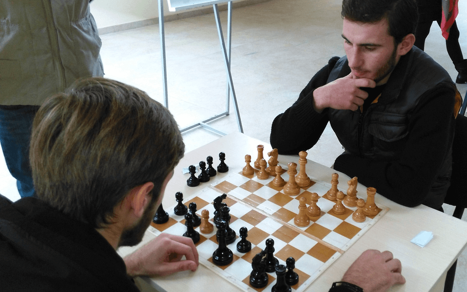 College chess tournament